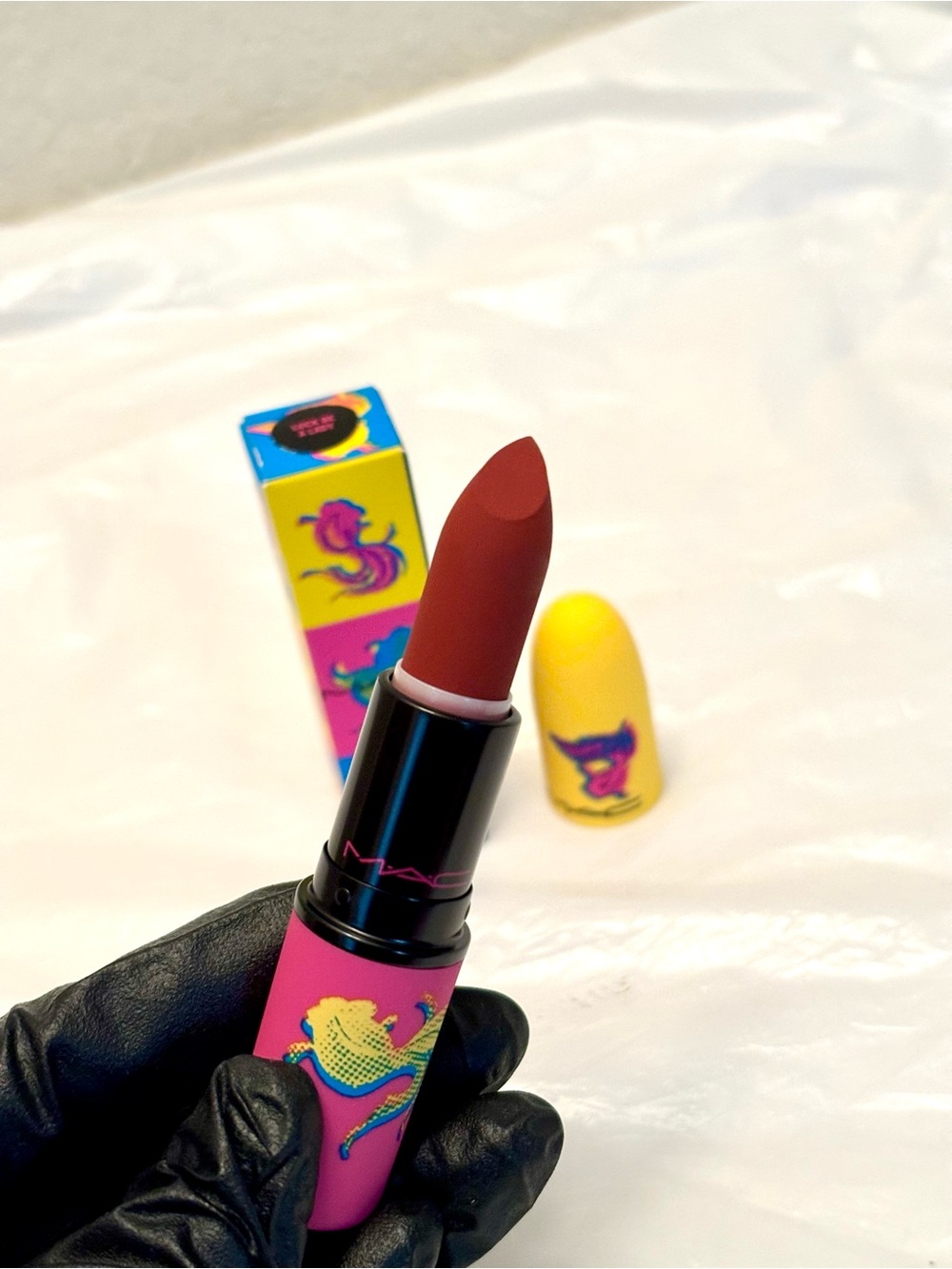 ✨New✨MAC Cosmetics Matte Lipstick - Deep Warm Red “Luck Be A Lady”
